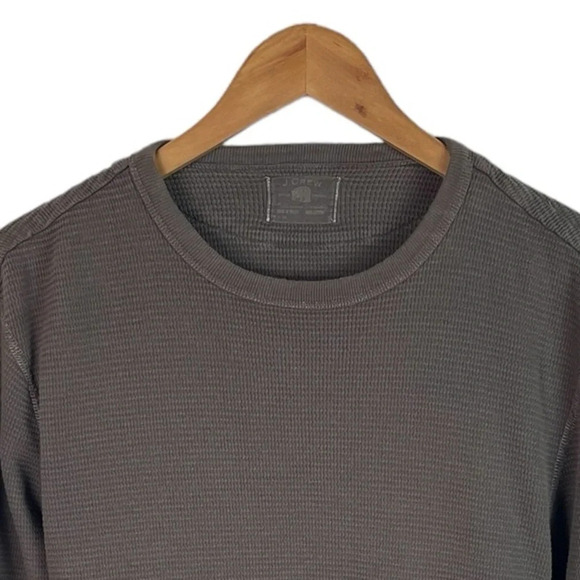 LS329 Men’s J. Crew Brand Thermal Waffle Knit LS Shirt M - Picture 3 of 5